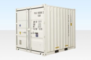 10FT X 8FT Shipping Container (One Trip) White (RAL 9003)