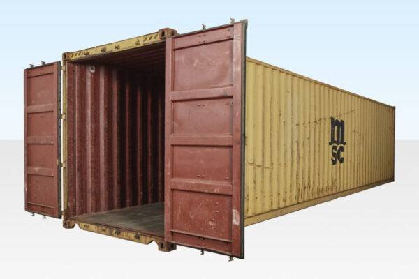 40FT X 8FT Used Shipping Container High Cube