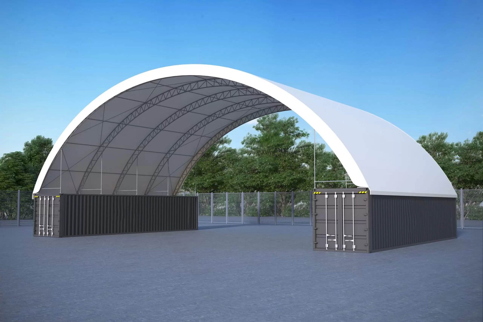 70 X 40ft DOUBLE TRUSS DOME (21 X 12M)